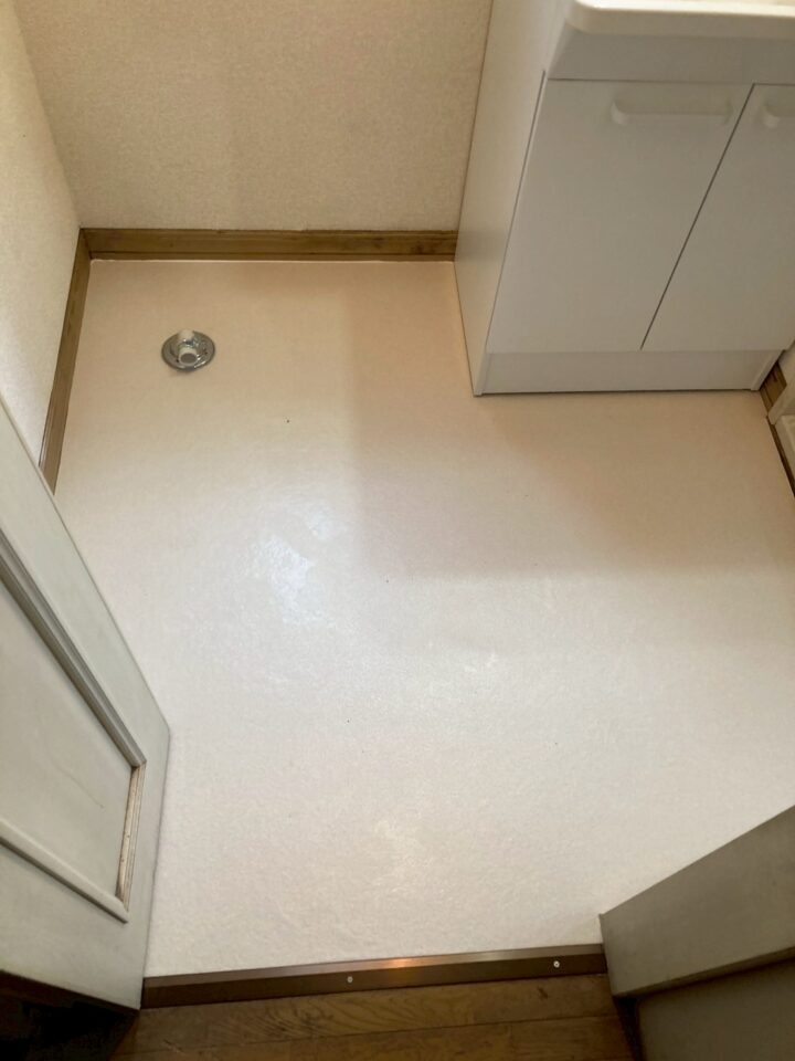 洗面脱衣室のリフォーム・水道工事　横浜市港北区（I様）の画像