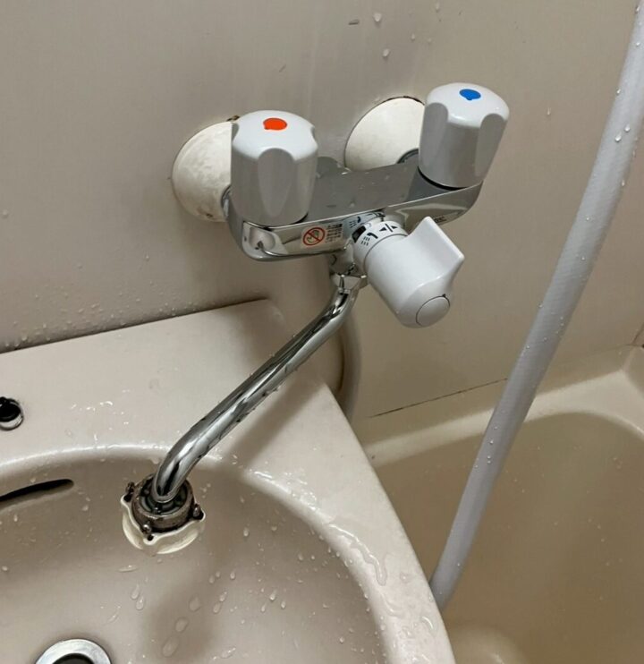 浴室水栓交換工事　横浜市南区（K様）の画像